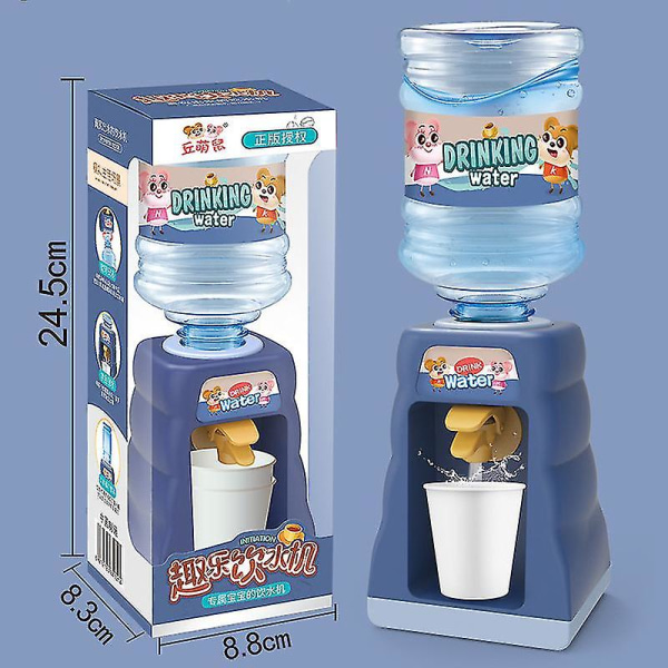 Mini vesiannostelija lapsille lahja söpö kylmä / lämmin vesi mehu maito juomalähde simulaatio sarjakuva keittiölelu 05 Blue Bear