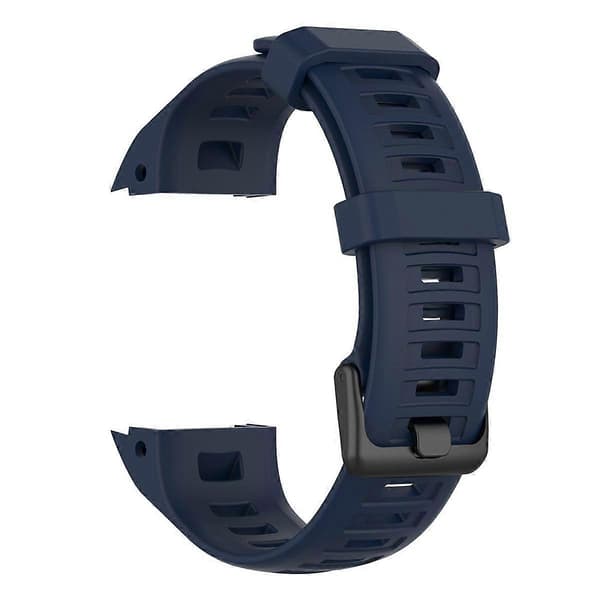Silikoninen kellon ranneke Garmin Instinct Tactical/Instinct Tide/Instinct 2/Instinct -kelloon mustalla soljella Navy Blue