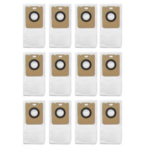 12 stk. Støvsugerposer til Xiaomi Dreame Bot D10 Plus Rls3d Støvsuger