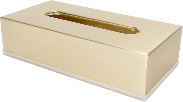 Näsduksdispenser, Guld rektangulär låda BAOBao