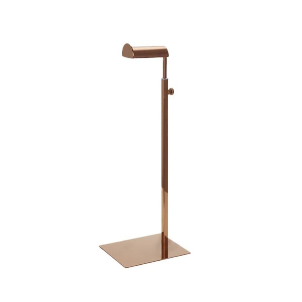 Metallisk Väska Displayställ Justerbar Handväska Stativhållare Mirror Rose Gold