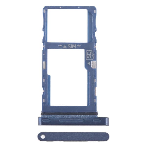 Til Nokia T20 KOMPATIBEL SIM-kortbakke + Micro SD-kortbakke (blå) Blue