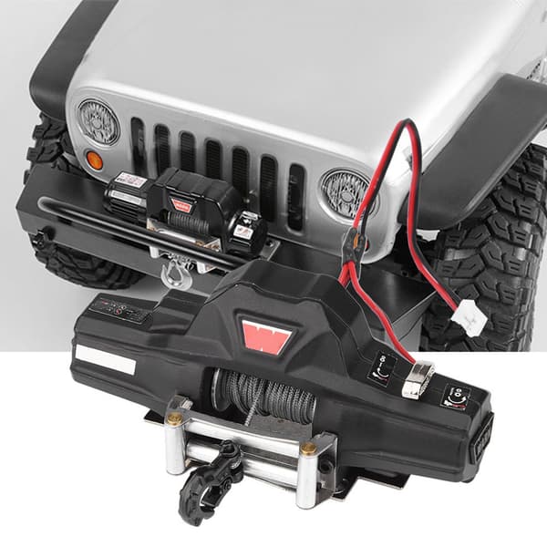 1/8 Scale RC Model Vehicle Crawler Car Accessories Dual Motor Winch With Remote Control
