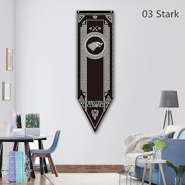 Game of Thrones -ripustuslippu Stark Targaryen Lannister Banner Kotijuhlan Koristeluun 05 Tyrell
