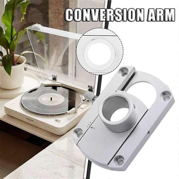 Phono Tonearm SME Konverteringsarmplade Sæde Dedikerede Dele Sølv