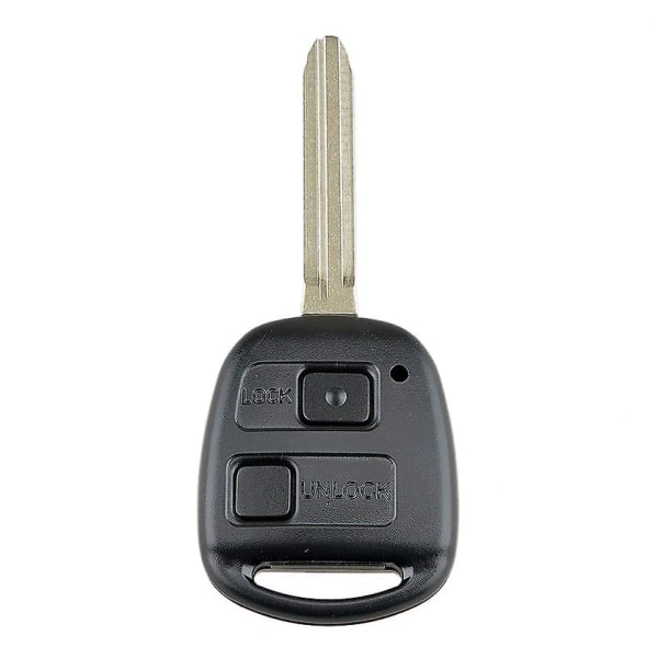 Car Smart Remote Key 2 knapper 4c Chip Bilnøgle Fob Passer til Corolla 2001-2007 304mhz