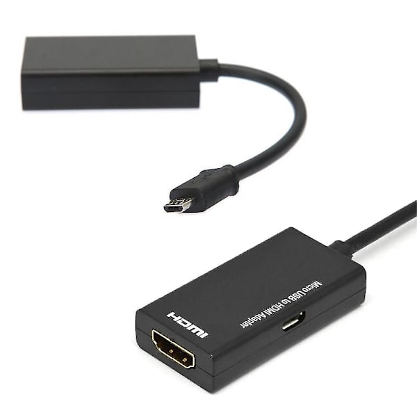 Micro til HDMI-adapterkonverterkabel for Android-telefon HD TV-team