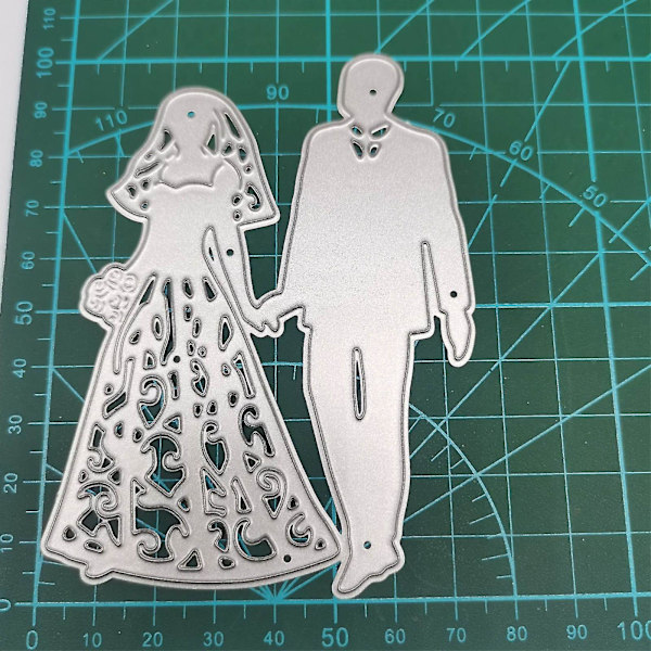 DIY Metalliska Skärformar, Julbubblor Prickiga Linjer Stjärnor Hjärtan Utsnitt, Metall Scrapbooking Schabloner För Kort