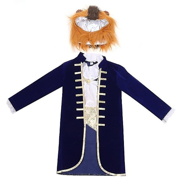 2-9 År Gamle Børns Skønhed Og Udyret Halloween Cosplay Kostume, Udyret Prins Fest Klæd-Ud Tøj XS