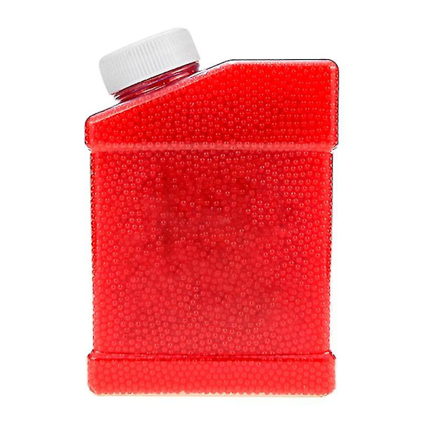 20 000 st Vattenpärlor Mix Färg Kristall Lera Hydrogel Gel Polymer Jelly Bollar Heminredning Hydroponics Regnbågsflaska Diy 7-8mm 2W Red