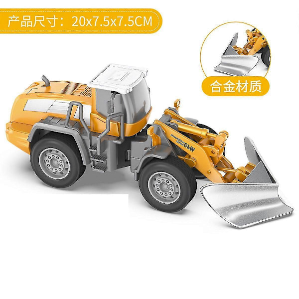 Alloy Engineering Bulldoser Kran Byggebil Tårn Designer For Gutter Lek Excavator Kjøretøy Biler Sett Leke For Barn Forklift