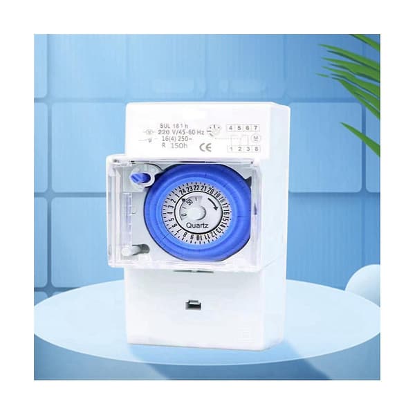 Mekanisk timer 24 timer tidsbryter relé elektrisk programmerbar timer 24 timer Sul181h Din-skinne