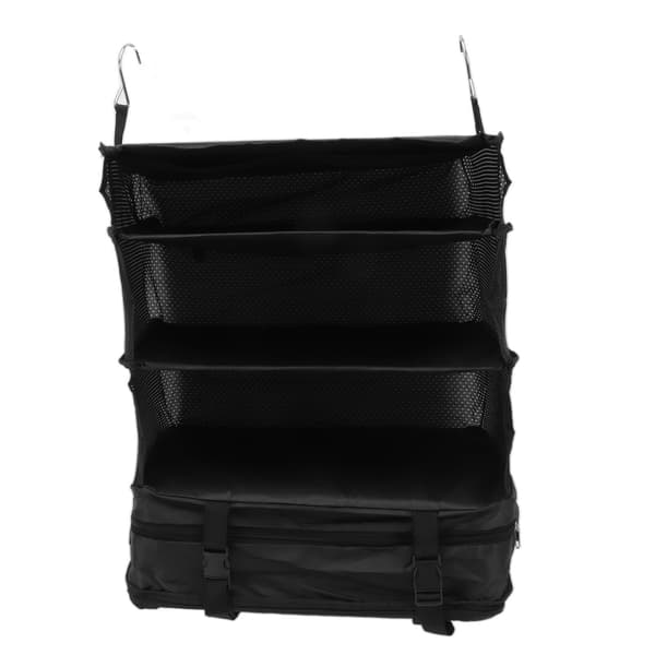 Hanging 3-Shelf Suitcase Portable Multifunctional Large Capacity Hanging Packing Cubes Storage Bag