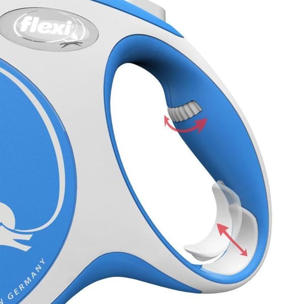 Koppel Nytt Comfort L-tejp 5 m blå Flexi CF30T5-251-BL-20 Blå Blå, Vit