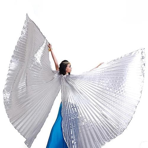 Fianao Dammode Egyptisk Magdans Professionell Kostym Isis Vinge Silver