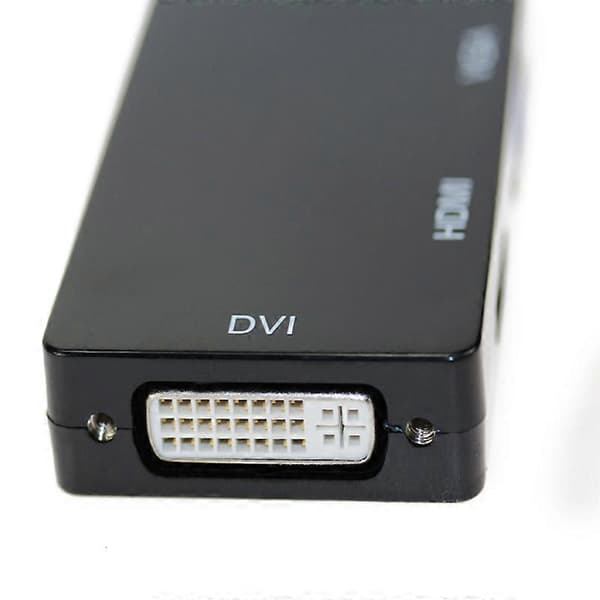 Mini Display Port Kompatibel med til VGA DVI Adapter