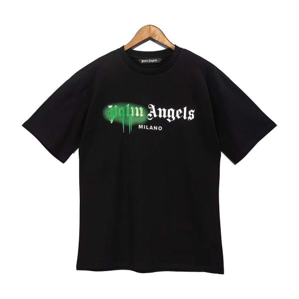 Palm Angels 22ss Print Mænd Kvinder Unisex Lovers Modeller Mode Casual Kortærmet Bomuld style 9 S