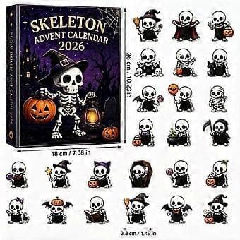Halloween 24-dagers adventskalender blind box, akrylprynt HY-26