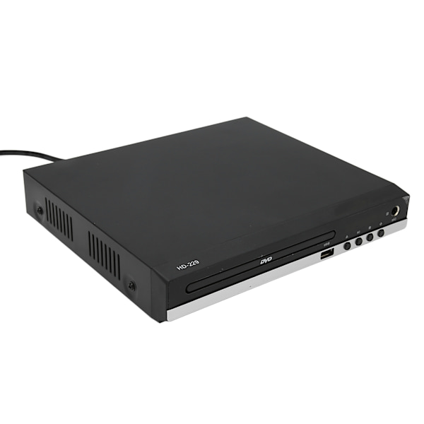 Mini DVD Player 1080P Support AV Output Remote Control HD Multimedia Interface DVD CD Player with USB Port 110-240V EU Plug 0.5