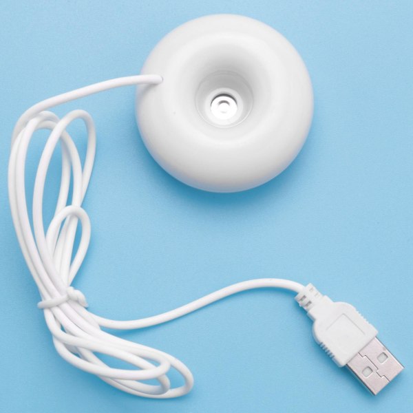 Valkoinen Donut Ilmankostutin USB Office Desktop Mini Kostutin Kannettava  Ilmanpuhdistin Valkoinen f000 | Fyndiq