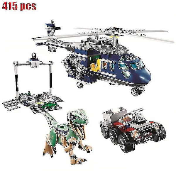 Ny 415 dele 10925 Byggeklodselegetøj Dinosaurserie 75928 Samlet Byggeklodselegetøj Børnelegetøjsgaver