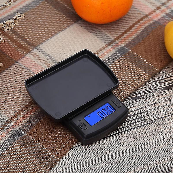 100g-500g/0.01g Högprecisions Digital Köksvåg Bärbar LCD-Skärm 500g 0.1g