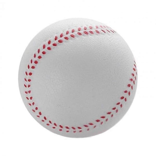 Skumstressboll - Baseboll Vit