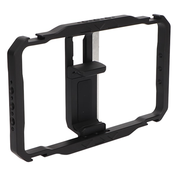 Smartphone Video Rig Filmmaking Vlogging Case Phone Video Stabilizer Grip Tripod Mount With Cold Shoe Mounts 1/4 Thread Interface