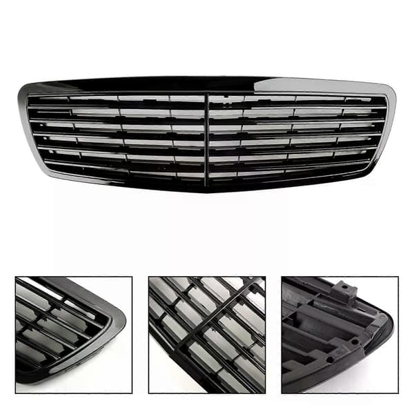 Artudatech Frontgrill Passar till Mercedes-Benz E-klass W211 E320 E350 E55 AMG 2002-2006