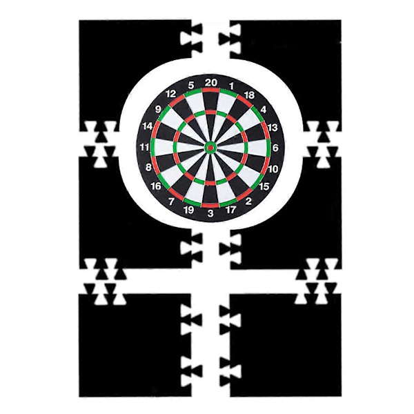 Dartboard Surround Wall Protector, Board Ring for Standard Size Dartboard Protection