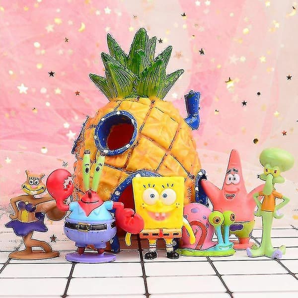 St Spongebob Squarepants Patrick Star Bläckward Tentacles PVC Figur Leksak