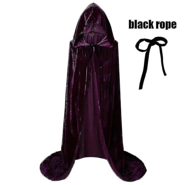 Sanderson Søstre Kappe   Mary Sarah Winifred   Kostume Jul Voksen Børn Middelalderlig Kappe W Purple XL 140*160cm *