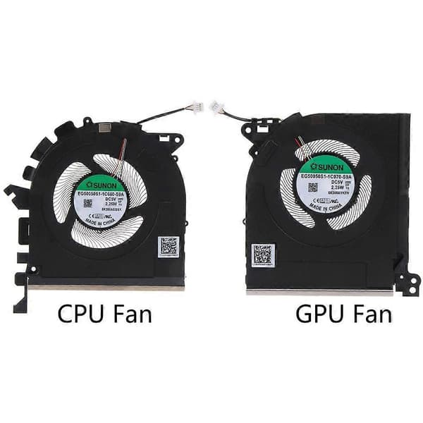 til ZBook Studio G7 bærbar CPU-køleventilator 5V 2.25W 4-benet GPU-radiatorventilator GPU