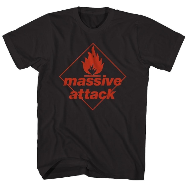 Massive Attack T Shirt Blue Lines Album Art Massive Attack Shirt Tøj M