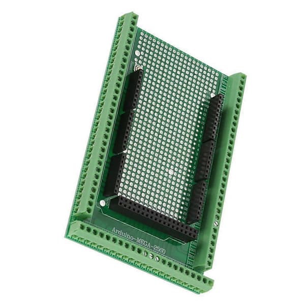 För Mega 2560 R3 Dubbelsidig PCB Prototyp Skruvplint Block Shield Kort Expansionskort green