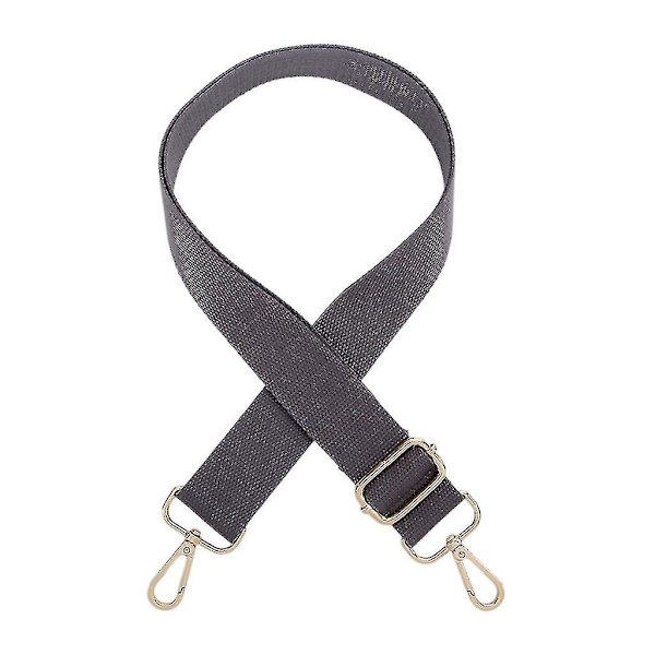 Skulderveske-rem for DIY-vesker - Håndlaget, justerbar rem Gray