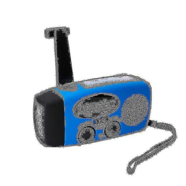 Högkvalitativ Handvevad Radio i Grossist, Solcellsradio, Nödhandvevad Radio Black