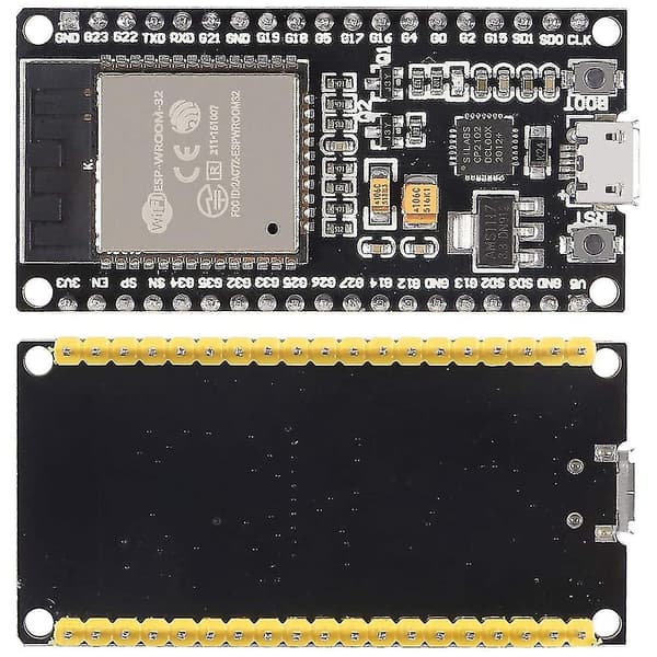 3st Esp-wroom-32 Esp32 2-i-1 2.4ghz -läge Wifi + Bluetooth Kärnor Mikrokontroller Processor För Id Black