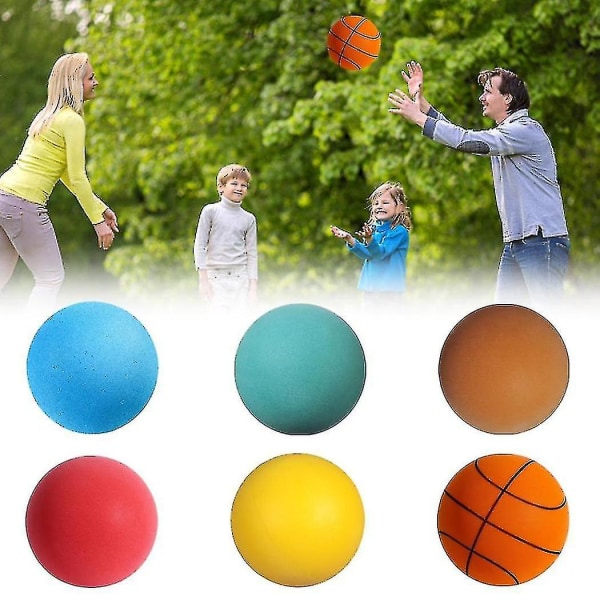 Ihmisten uusin Silent Basketball Indoor Training Foam -pallo päällystämätön High-den Blue no.3