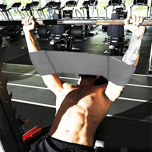 Bänkpressband för styrketräning - Öka styrkan och förbättra push-ups Grey S
