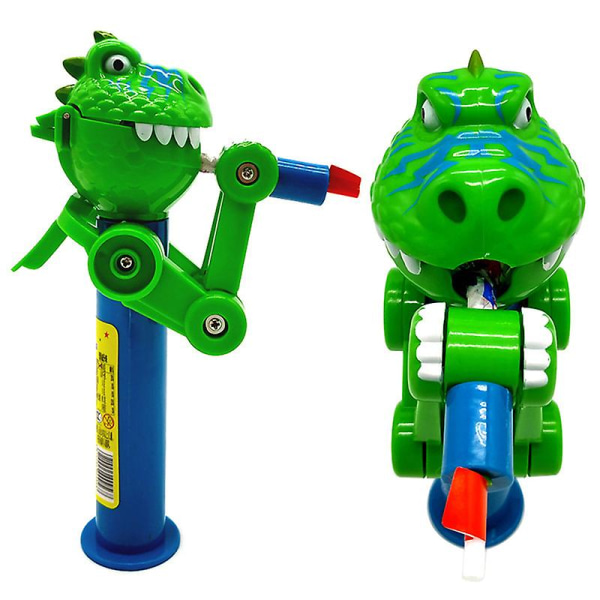 Lollipop Robot Holder Nyhed Shape Kid Gave Til Børn Lollipop Candy Opbevaring Green