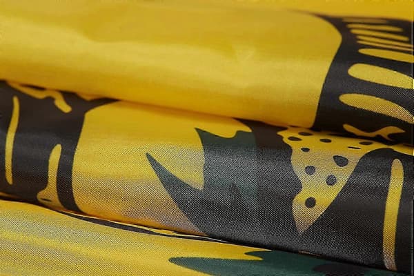 3x5 FT Gadsden-flagg dobbeltsidig patriotisk utendørsbanner med 2 messingmaljer
