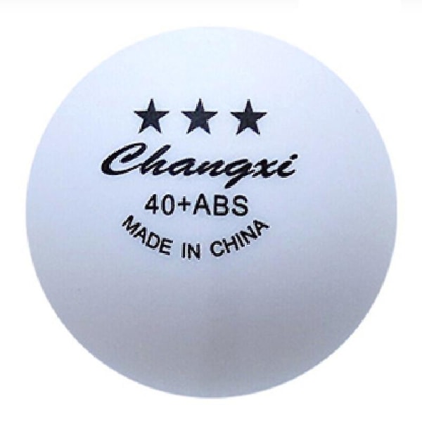 Bordtennisboll 50/100 st Bulk Abs Ping Pong Ball 3-stjärnig 40+ Standardstorlek träningsboll kompatibel med spel White 50PCS