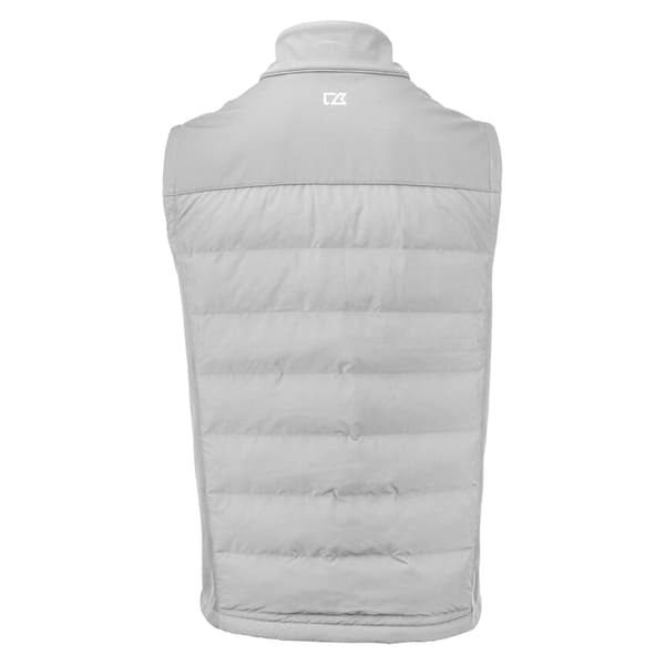 Cutter & Buck Oak Harbor Varm Vest til Mænd M Sølv Silver M