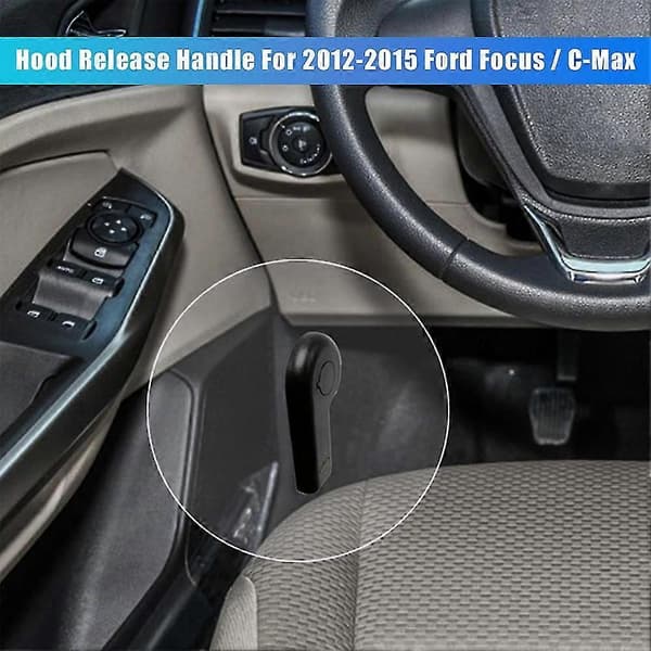 Hetteutløserhåndtak for 2012-2015 Focus / C-Max CV6Z-16B626-A Black