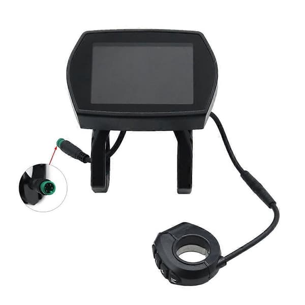 48V Elektrisk Scooter Instrument Display Dashboard til G2 PRO LCD Display Digital Måler Scooter Tilbehør Black