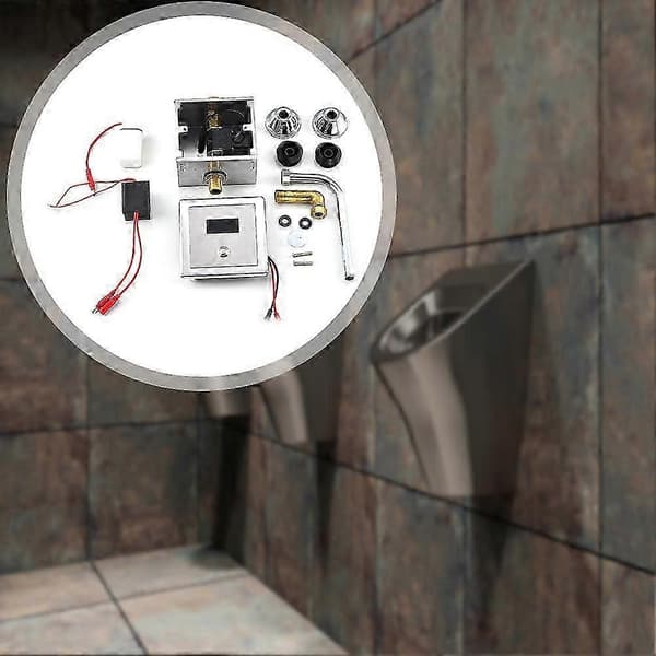 Urinal Toalett Urinal Spolventiler Kit Kompakt Dold Design för Badrum SZRH A-G 5 5