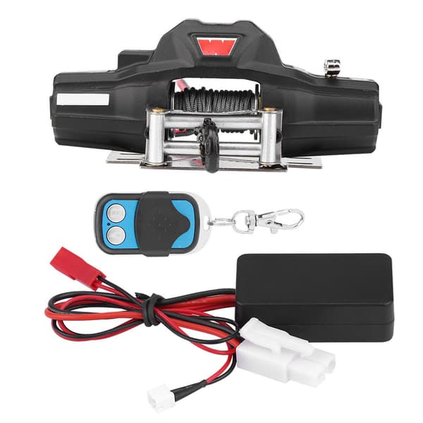 1/8 Scale RC Model Vehicle Crawler Car Accessories Dual Motor Winch With Remote Control