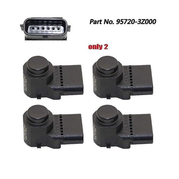 2 stk. 95720-3z000 Parkeringssensor til bil til I40 2011-2020 Bakkamera sensor 4mt006hcd 96890c1200 9