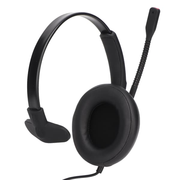 Monauralt USB-headset til virksomheder med ENC-støjreduktion